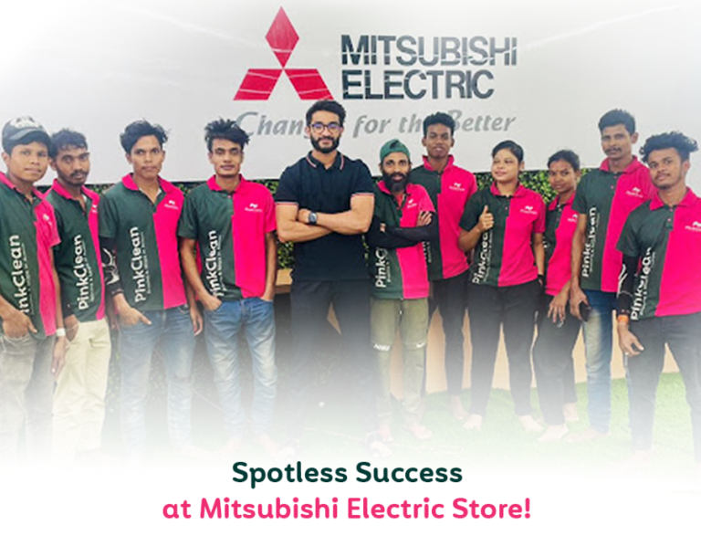 Commercial Cleaning Services in Bangalore: Pinkclean’s Success Story at the Mitsubishi Electric Store
