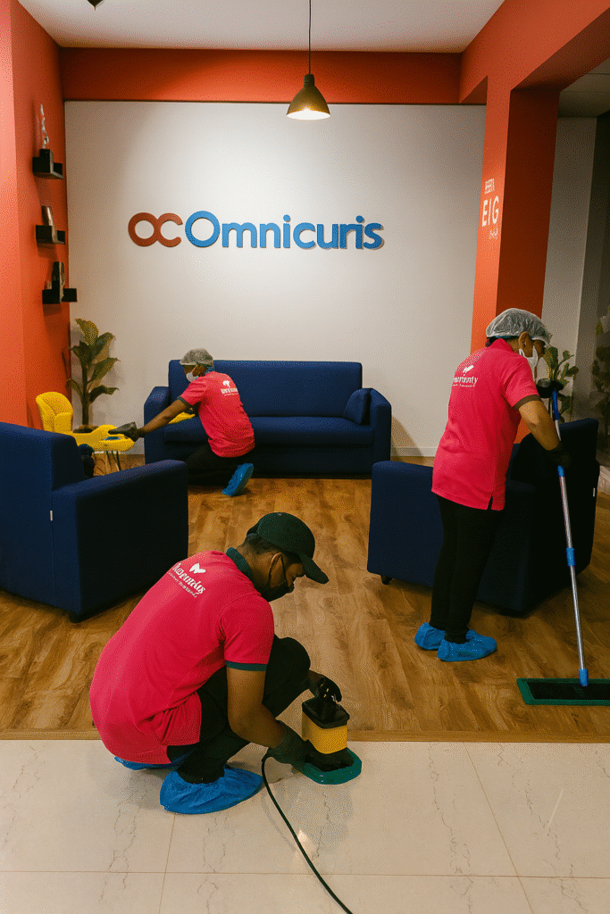 Pinkclean Completes Professional Office Deep Cleaning for Omnicuris