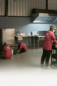 Pinkclean: Commercial Cleaning Project for Adithya Cloud Kitchen