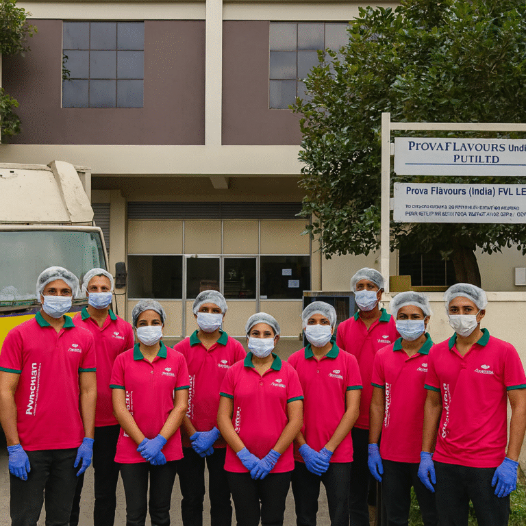 Pinkclean Completes Industrial Deep Cleaning Project for Prova Flavours India Pvt. Ltd