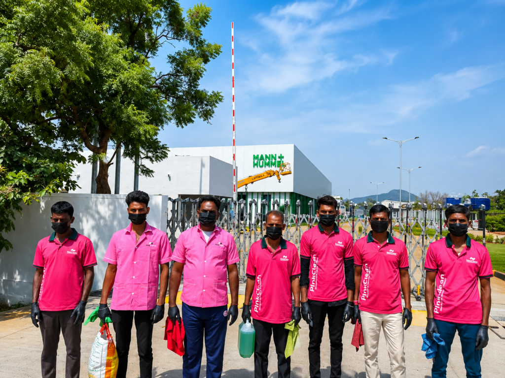 Pinkclean Project: MANN+HUMMEL Office & Factory Deep Cleaning in Bangalore