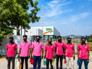 Pinkclean Project: MANN+HUMMEL Office & Factory Deep Cleaning in Bangalore