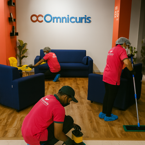 Pinkclean Completes Professional Office Deep Cleaning for Omnicuris