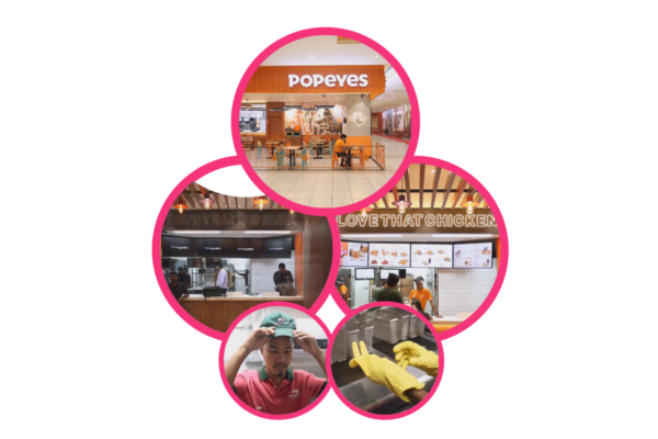 Pinkclean ensured Popeyes' restaurant was spotless and ready to welcome customers, contributing to a successful launch. Detailed cleaning service for the newly constructed restaurant to ensure it meets the highest hygiene standards.